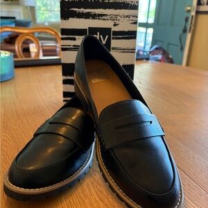 DV by Dolce Vita Black Leather Loafers
